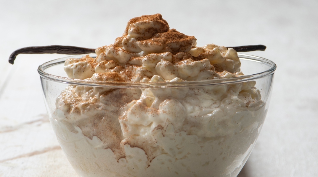 Μους ρυζόγαλο με βανίλια 