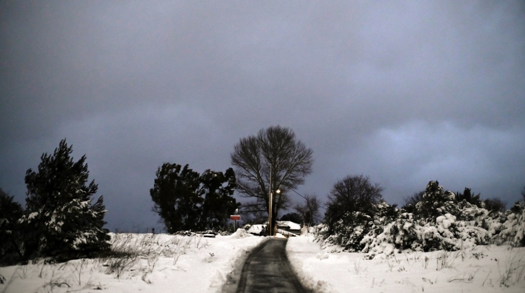 Χιονισμένο τοπίο