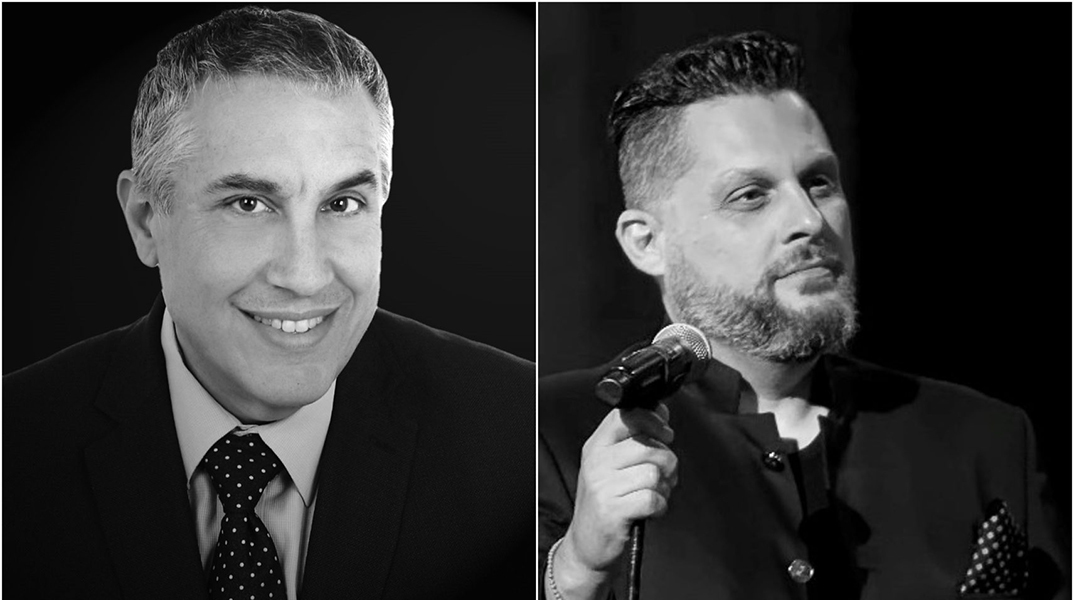 Ο Δαυίδ Ναχμίας και ο Μπάμπης Βελισσάριος στο Ίδρυμα Εικαστικών Τεχνών και Μουσικής Β.&Μ. Θεοχαράκη