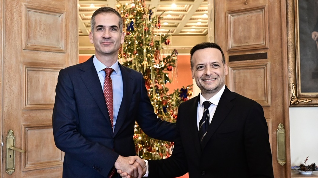 Ο Χάρης Δούκας και ο Κώστας Μπακογιάννης