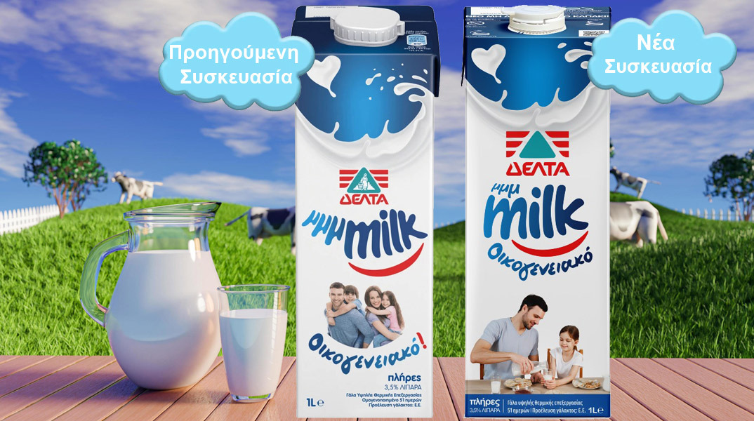 Αφαίρεσε την οικογένεια η εταιρεία ΔΕΛΤΑ στη νέα της συσκευασία