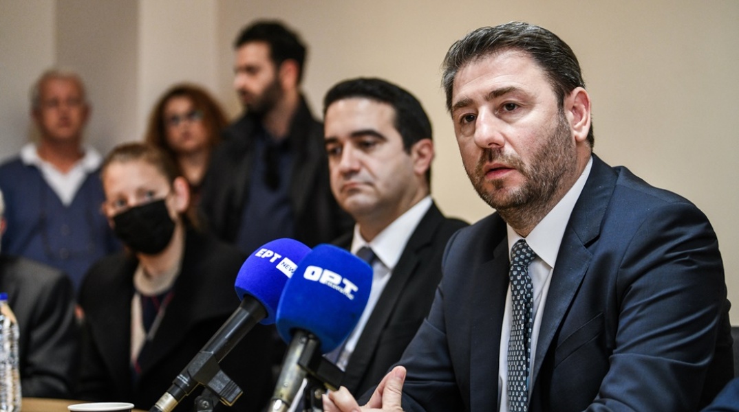 Ο πρόεδρος του ΠΑΣΟΚ, Νίκος Ανδρουλάκης