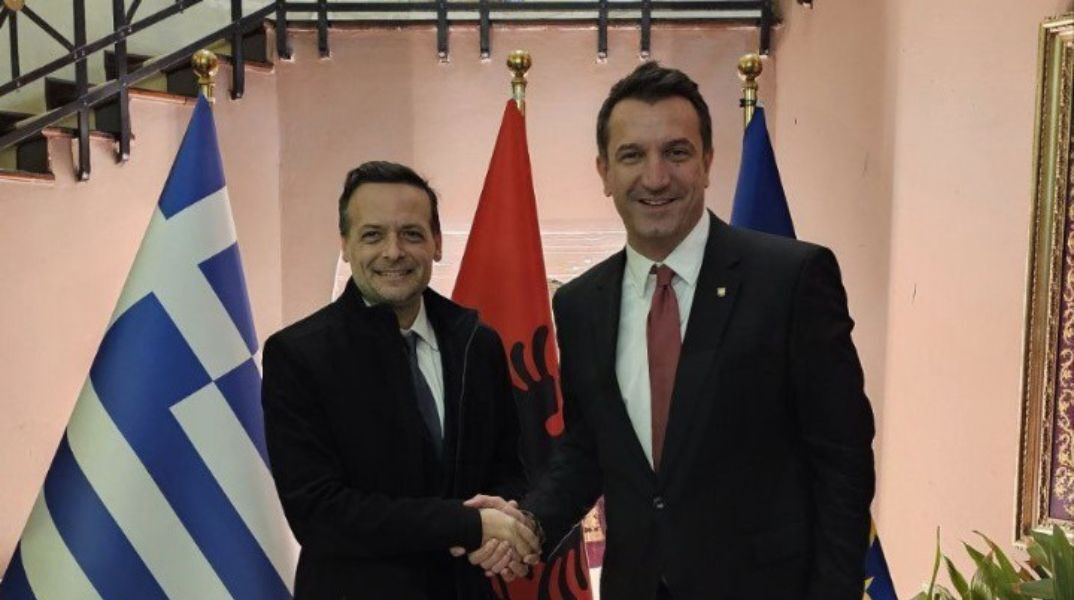 Χάρης Δούκας:Στα Τίρανα συναντήθηκε με τον Δήμαρχο Εριόν Βελιάι