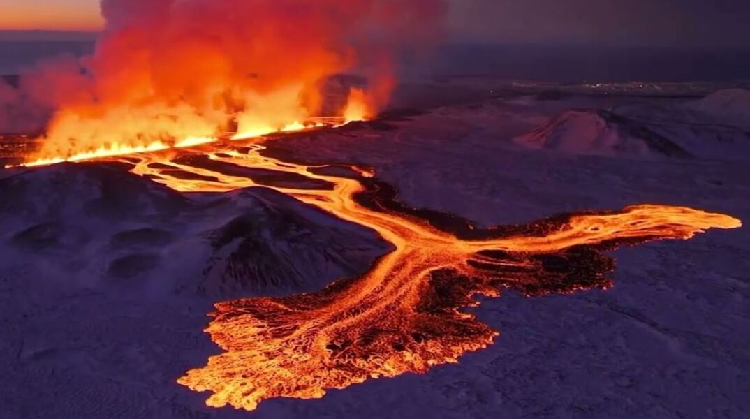  Ύφεση παρουσιάζεται στη δραστηριότητα του ηφαιστείου του Γκρίνταβικ στην Ισλανδία