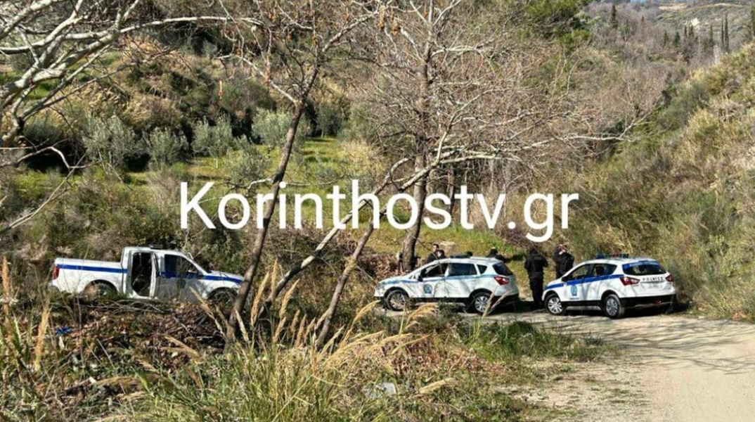 Εικόνα από την αστυνομική επιχείρηση στο σημείο όπου ζει η κοινότητα των παλαιοχριστιανών στην Κορινθία