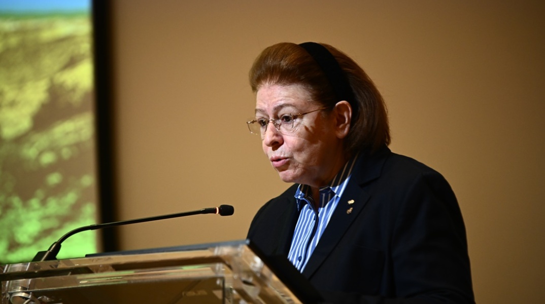 Η υπουργός Πολιτισμού, Λίνα Μενδώνη