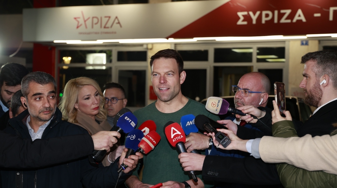 O Κασσελάκης έφτασε στη συνεδρίαση της ΠΓ του ΣΥΡΙΖΑ