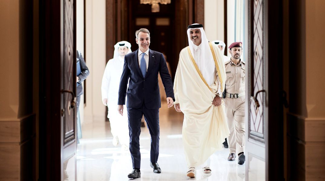 Κυριάκος Μητσοτάκης: Οι επενδυτικές ευκαιρίες στην Ελλάδα στο επίκεντρο της συνάντησης του πρωθυπουργού με τον εμίρη του Κατάρ.