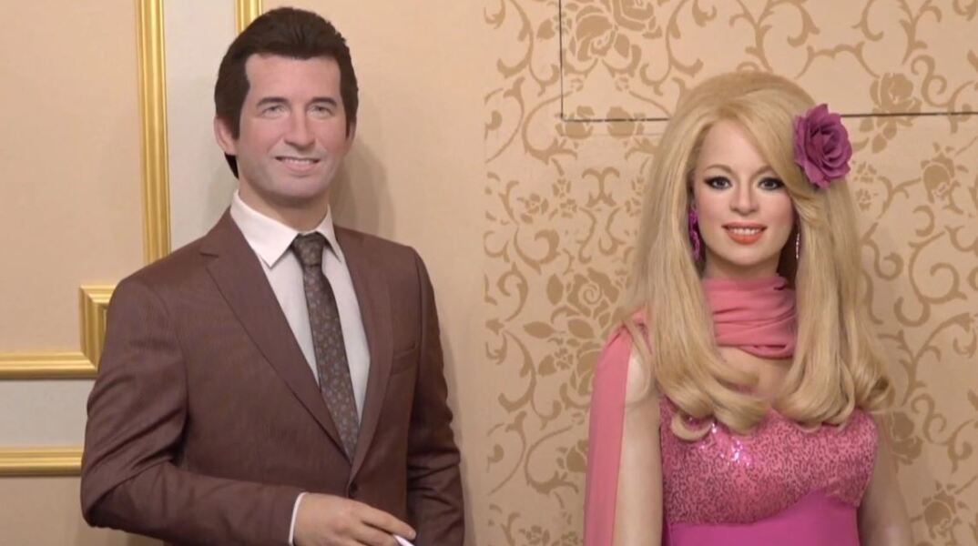 Ξανά «μαζί» Δημήτρης Παπαμιχαήλ και Αλίκη Βουγιουκλάκη - Τα κέρινα ομοιώματα σε μουσείο