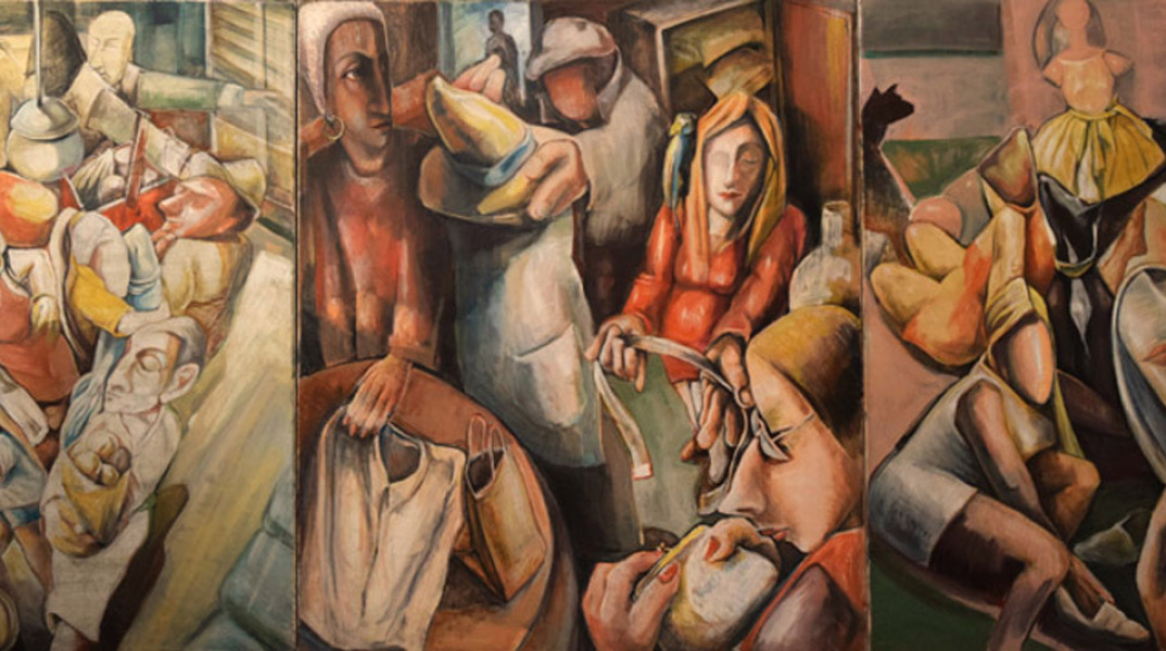 Κώστας Λαμπρόπουλος: «Αλληγορίες καθημερινότητας» στον Αστρολάβο - Δεξαμενή