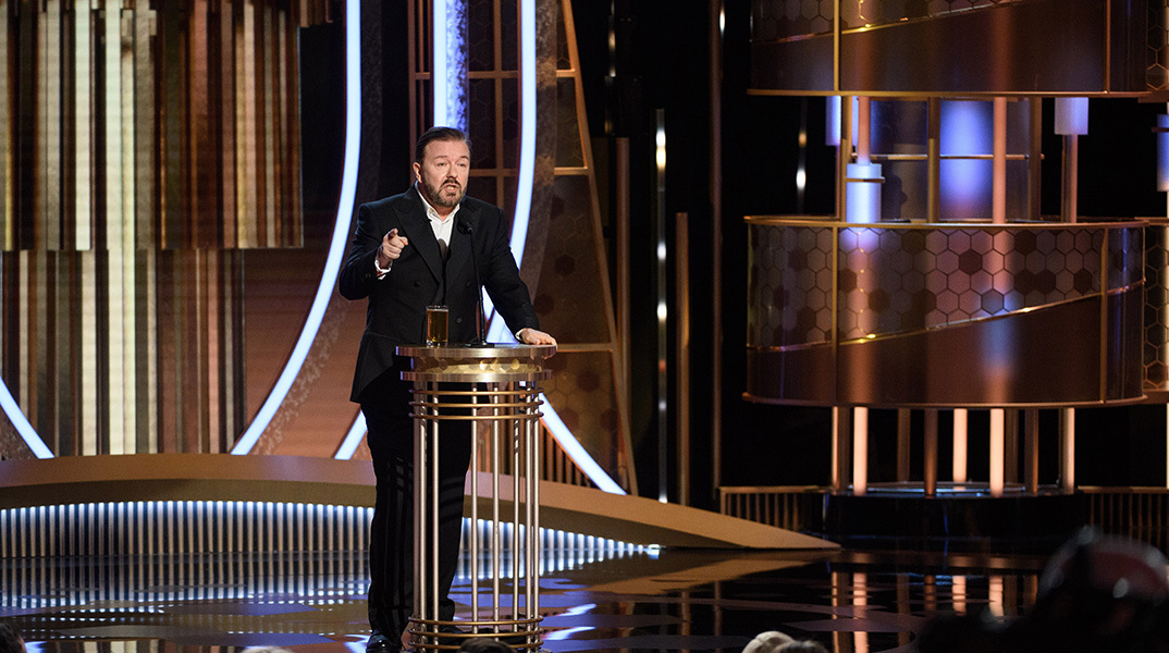 O Ricky Gervais εναντίον της ίδιας του της βότκας