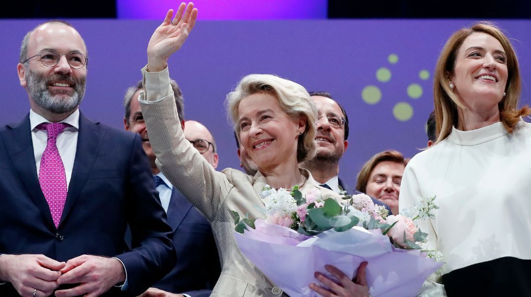 ΕΕ: Η Ούρσουλα φον ντερ Λάιεν χρίστηκε υποψήφια του Ευρωπαϊκού Λαϊκού Κόμματος για μια νέα θητεία ως επικεφαλής της Ευρωπαϊκής Επιτροπής.