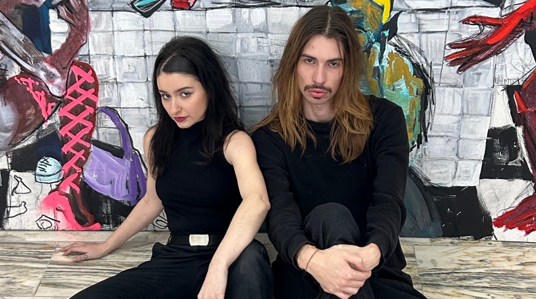 Οι ζωγράφοι Μαρία Διαμαντίδου και Ζώης Γέρος