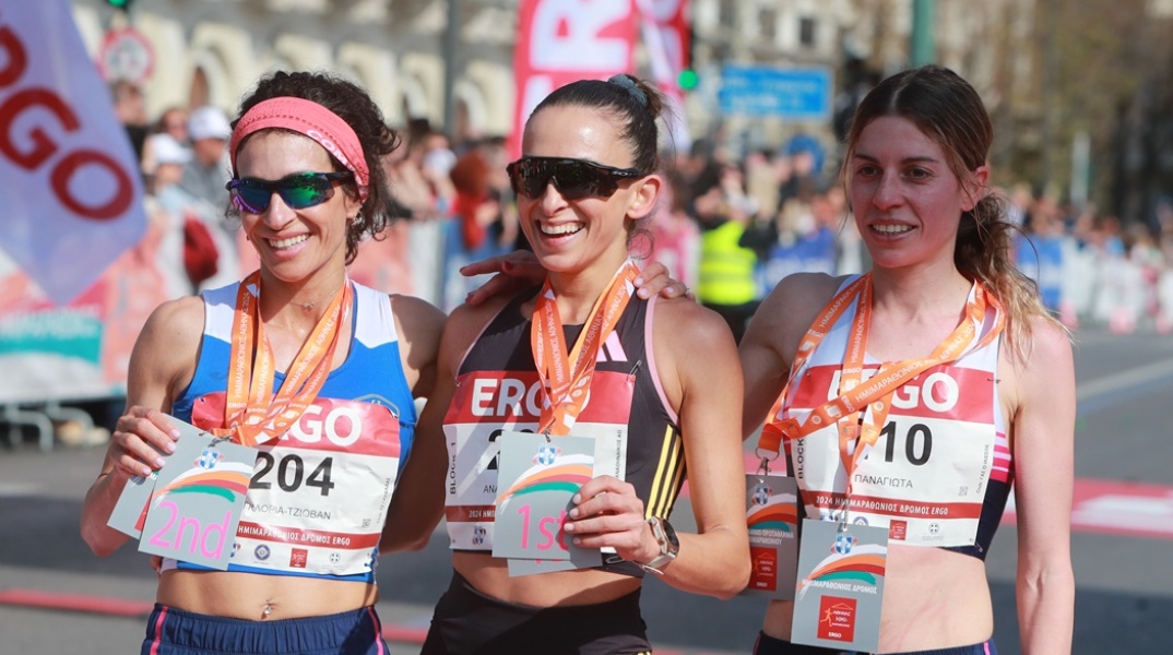 Ημιμαραθώνιος Αθήνας 2024: Οι νικήτριες στις γυναίκες