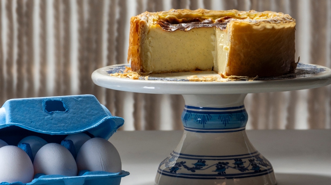 Ψητή κρέμα με φύλλο κρούστας