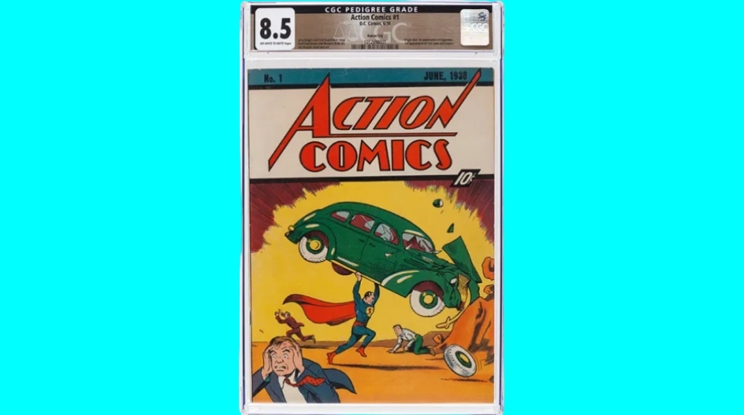 Σούπερμαν: Το σπάνιο αντίτυπο του τεύχους με την πρώτη περιπέτεια του ήρωα της DC Comics διεκδικεί ρεκόρ πώλησης σε δημοπρασία.