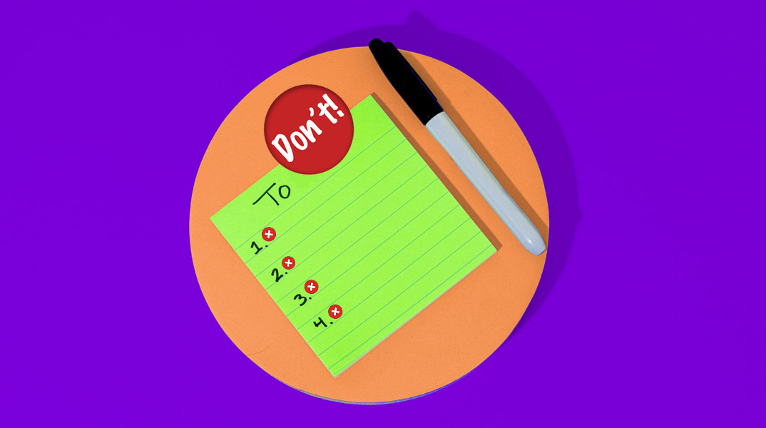 Τι να μην κάνεις μετά τα πενήντα, ή εξήντα ή εβδομήντα...