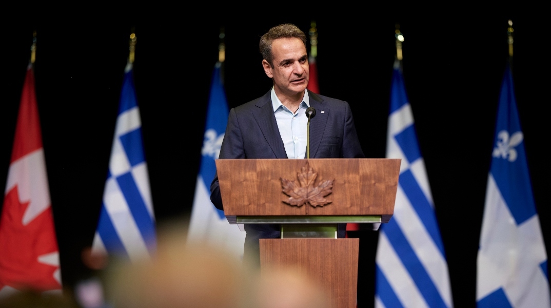 O Κυριάκος Μητσοτάκης στο Economic Club of Canada