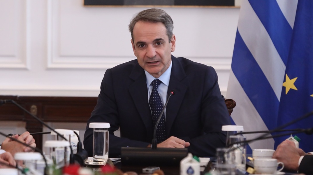 Ο Κυριάκος Μητσοτάκης στο Υπουργικό Συμβούλιο