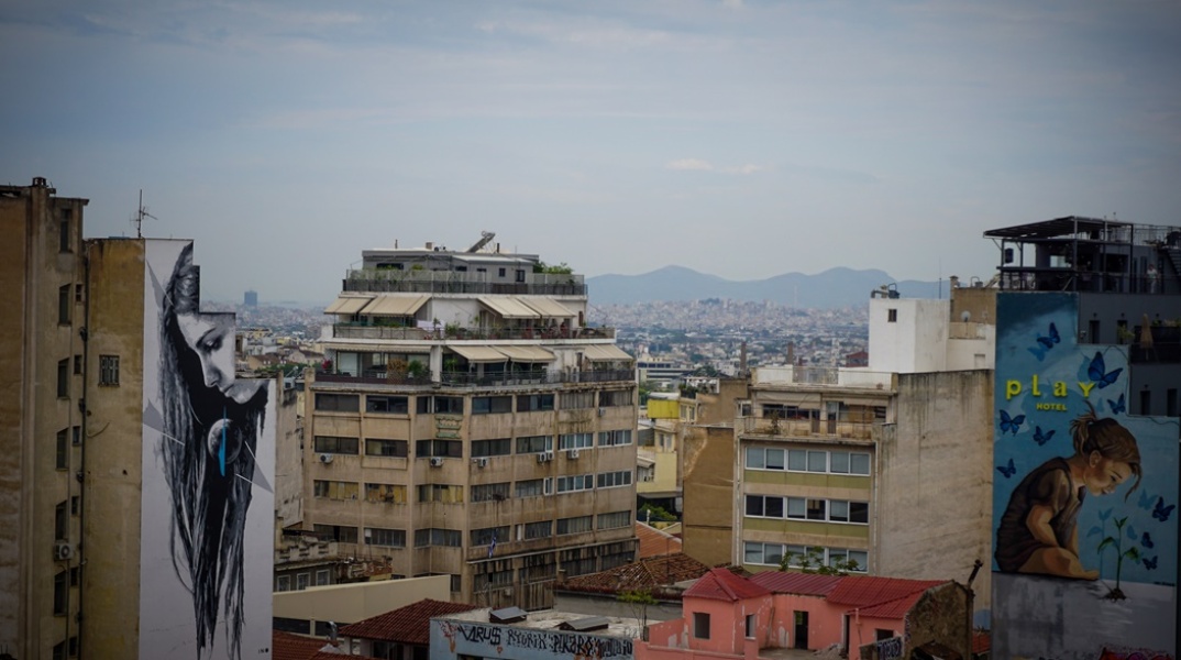 Κτίρια στο κέντρο της Αθήνας