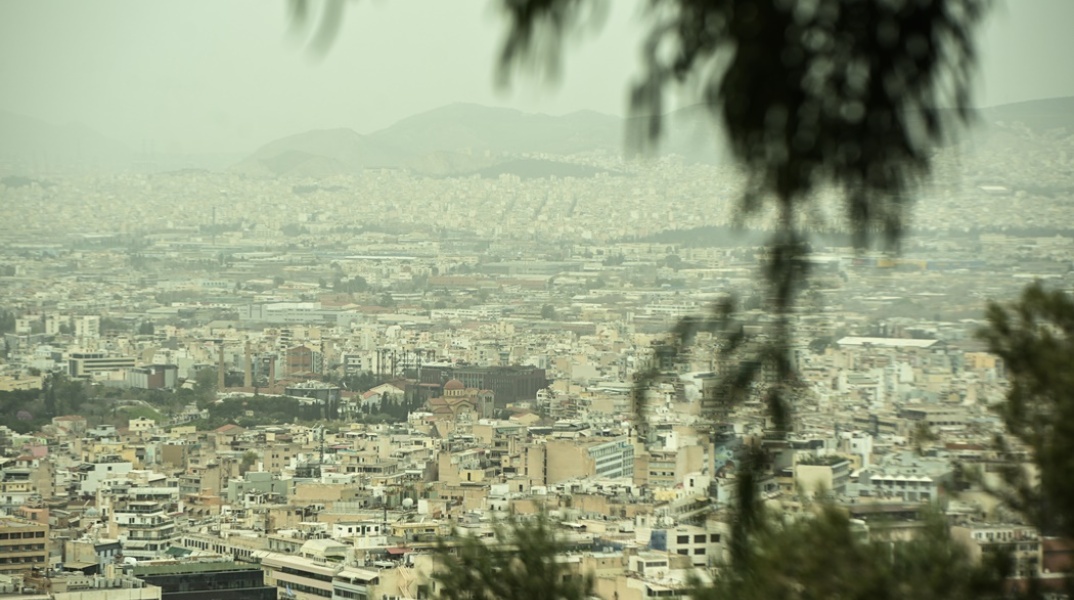 Αφρικανική σκόνη πάνω από την Αθήνα