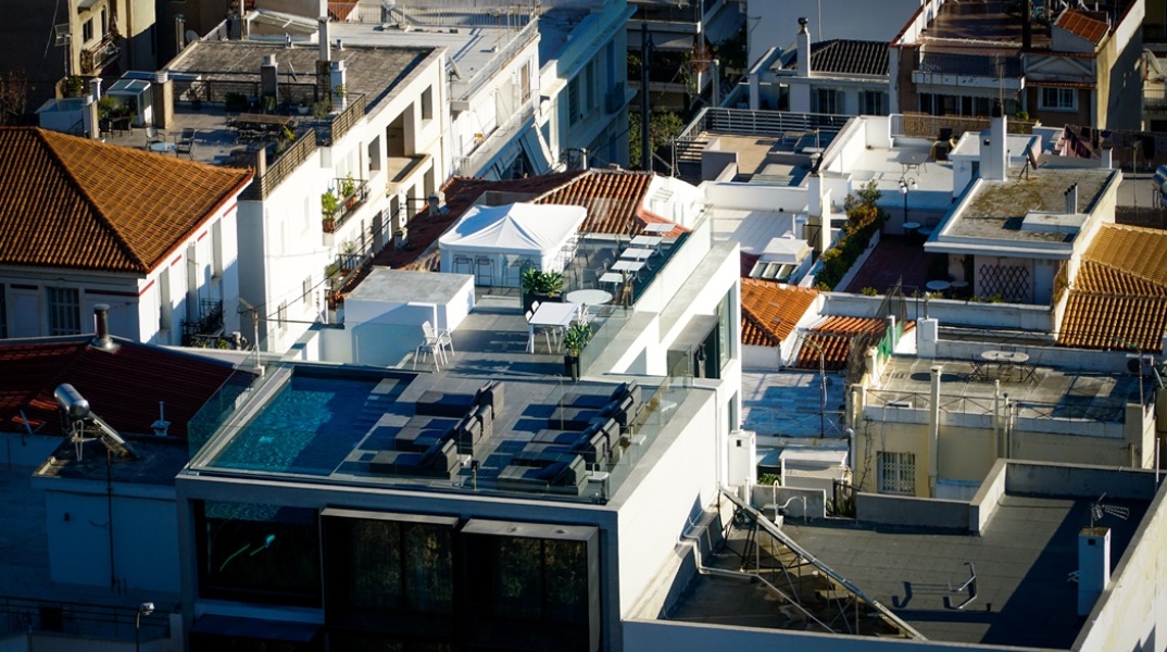 Οι οροφές ακινήτων στην Αθήνα