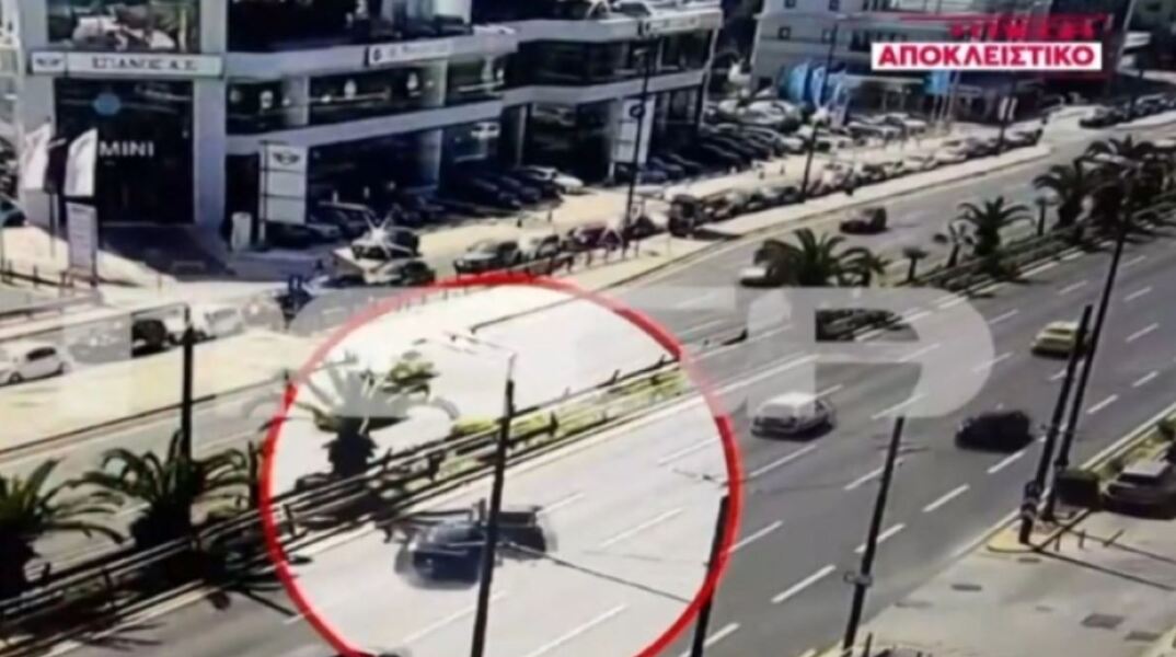 Βίντεο ντοκουμέντο από το τροχαίο στη Συγγρού