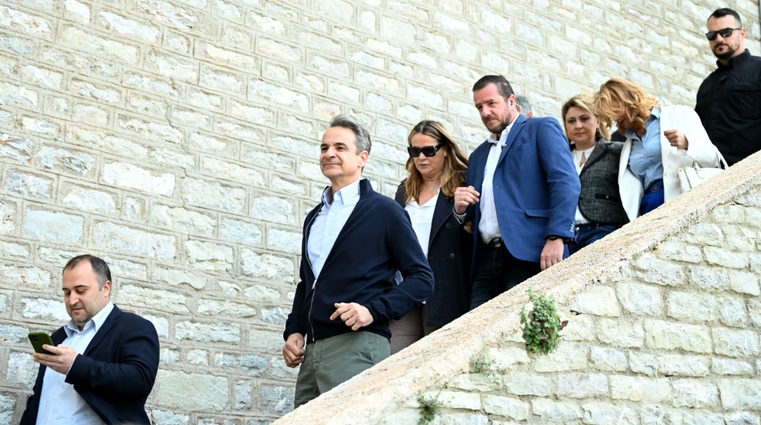 Ο Κ. Μητσοτάκης στα Καλάβρυτα