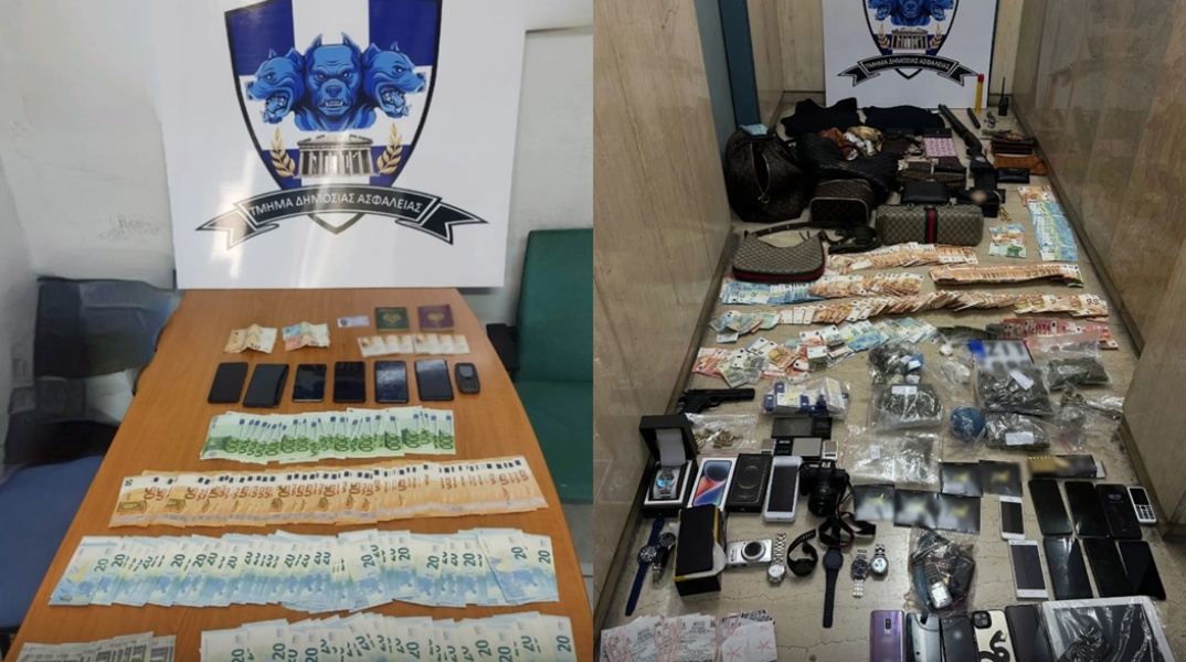 Κλοπιμαία μετά την κατάσχεσή τους από την αστυνομία στο πλαίσιο σύλληψης συμμοριών που δρούσαν στην Αττική