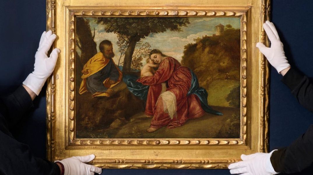 Αριστούργημα του Τιτσιάνο πωλείται σε δημοπρασία πρώτη φορά μετά από 145 χρόνια - Η τιμή του εκτιμάται στα 32 εκατομμύρια δολάρια.