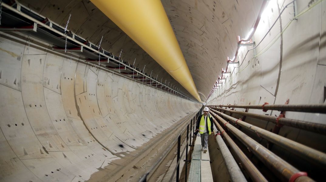 Όμιλος ΑΒΑΞ: Έπιασε το πρώτο χιλιόμετρο της σήραγγας Κατεχάκη - Ευαγγελισμός ο μετροπόντικας της Γραμμής 4 του Μετρό.