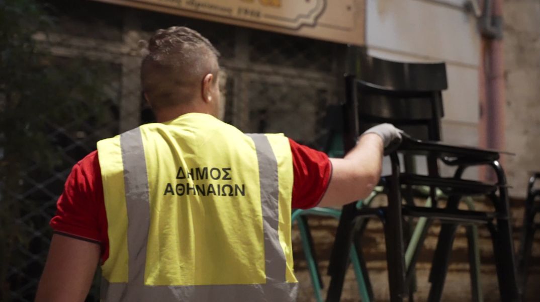 Συνεχείς έλεγχοι για παράνομα τραπεζοκαθίσματα από τον Δήμο Αθηναίων - Χάρης Δούκας: Θα ζητήσω να αυξηθούν τα πρόστιμα.
