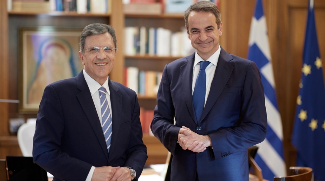 Ο Γιώργος Αυτιάς με τον Κυριάκο Μητσοτάκη