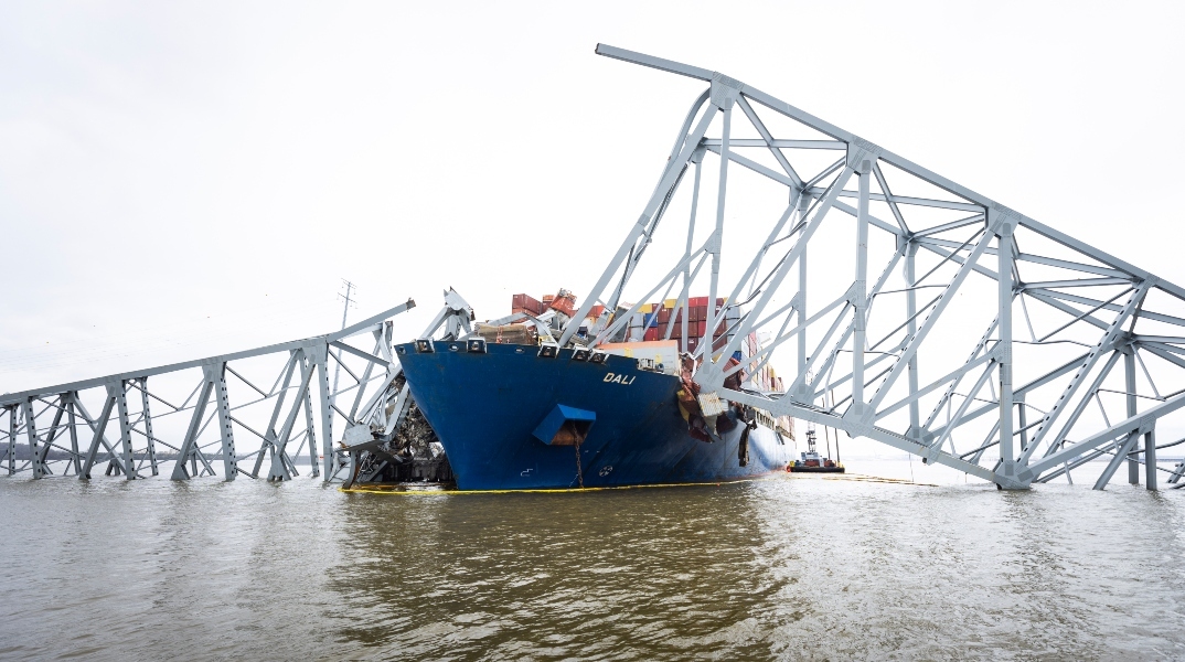Η γέφυρα που κατέρρευσε στη Βαλτιμόρη όταν το πλοίο Dali έπεσε πάνω της