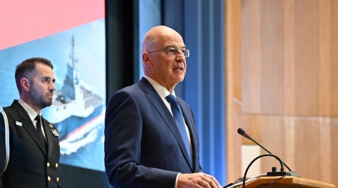 O Nίκος Δένδιας στο 1ο Συνέδριο Θαλάσσιας Ασφάλειας