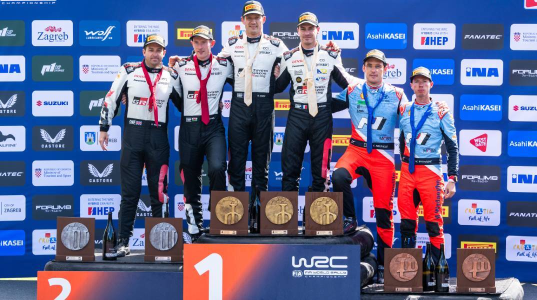 O Sebastien Ogier κερδίζει το Ράλι Κροατίας