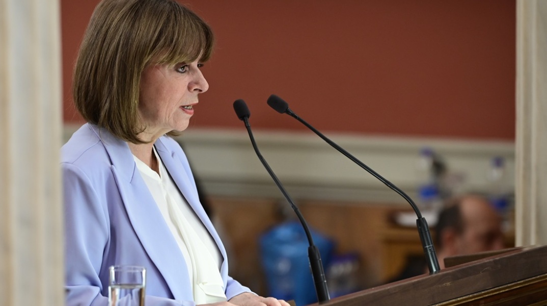 Η Πρόεδρος της Δημοκρατίας, Κατερίνα Σακελλαροπούλου