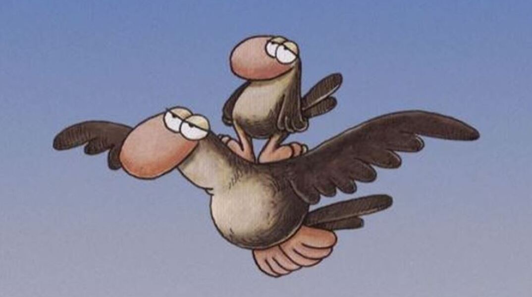 Η χιουμοριστική «Καλημέρα» του Αρκά με τη μονογονεϊκή οικογένεια σπουργιτιών