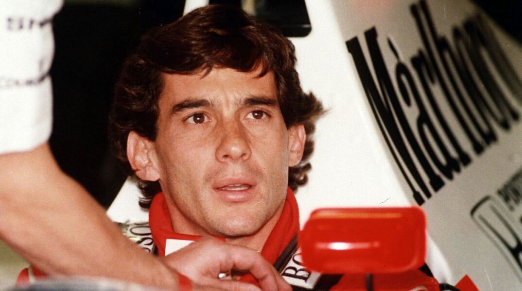 Ο Ayrton Senna στο μονοθέσιό του