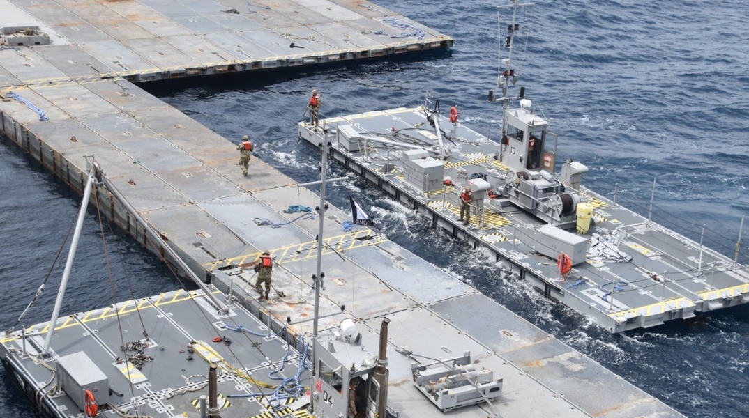 Γάζα: Τεχνητό λιμάνι από τις ΗΠΑ κατά 50% έτοιμο