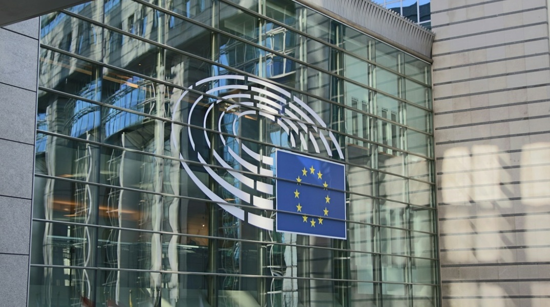 Όψη του κτιρίου του Ευρωπαϊκού Κοινοβουλίου στις Βρυξέλλες