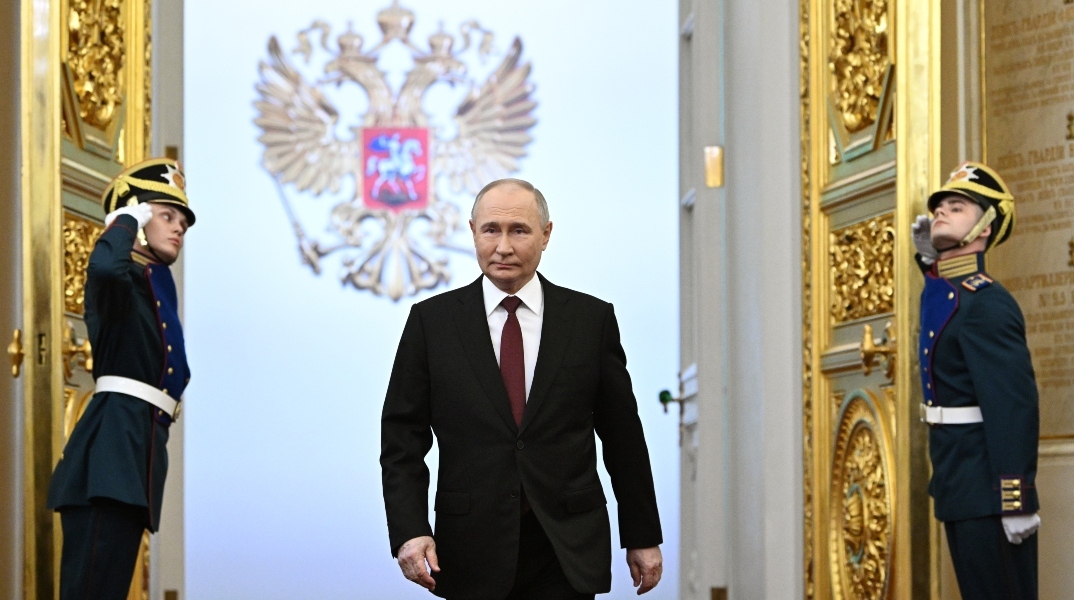 Ο Βλάντιμιρ Πούτιν κατά την τελετή ορκομωσίας του