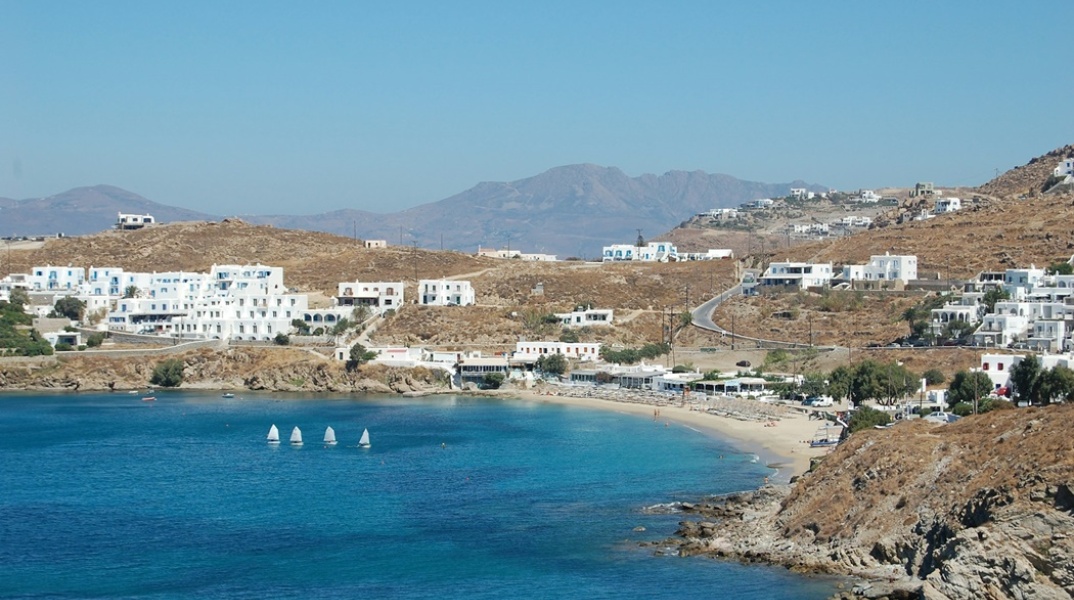 Εικόνα από περιοχή της Μυκόνου