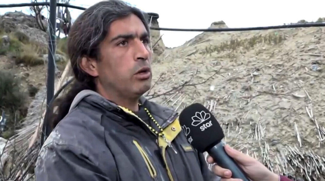 Ο 45χρονος Μανώλης, ο πατέρας της οικογένειας παλαιοχριστιανών στην Κορινθία