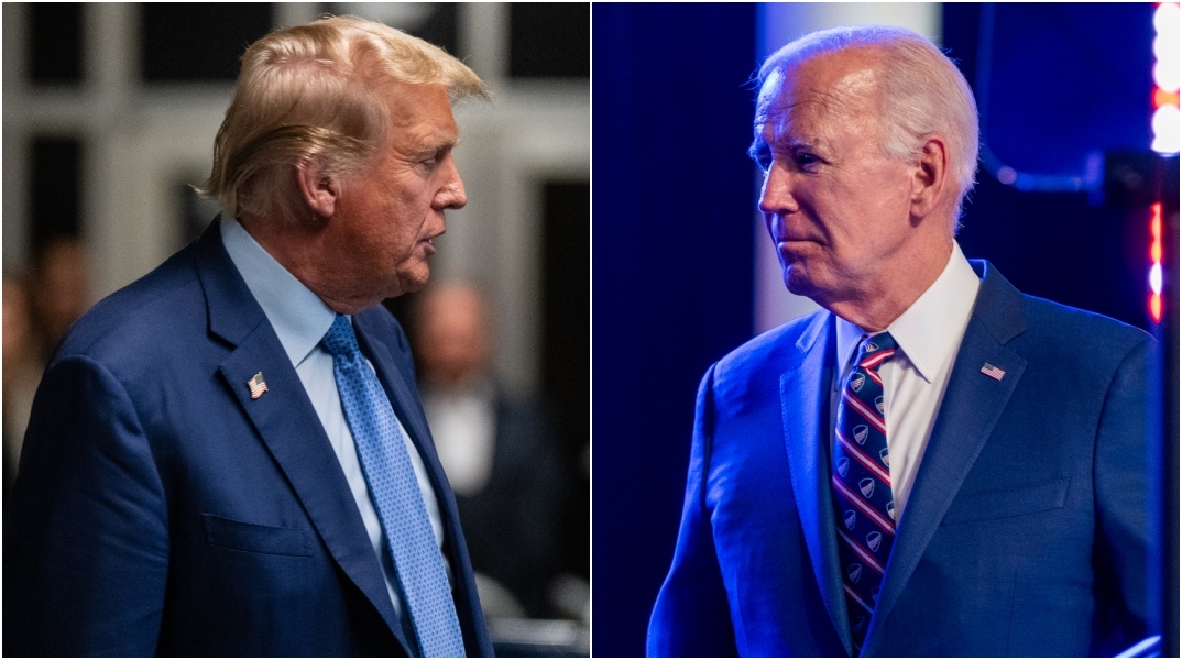 Τζο Μπάιντεν και Ντόναλντ Τραμπ