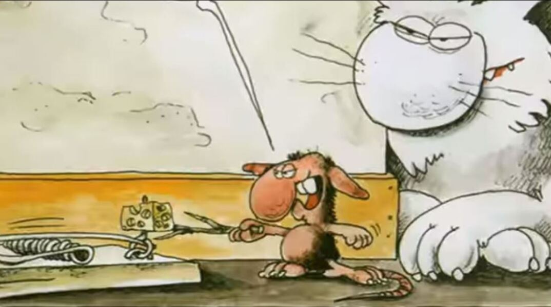 Αρκάς: Η «Καλημέρα» με τη γάτα και το ποντίκι και τις παγίδες - Το σημερινό σκίτσο του