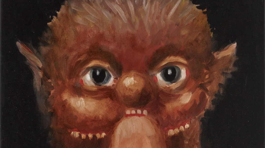 George Condo, "The Satyr", λεπτομέρεια