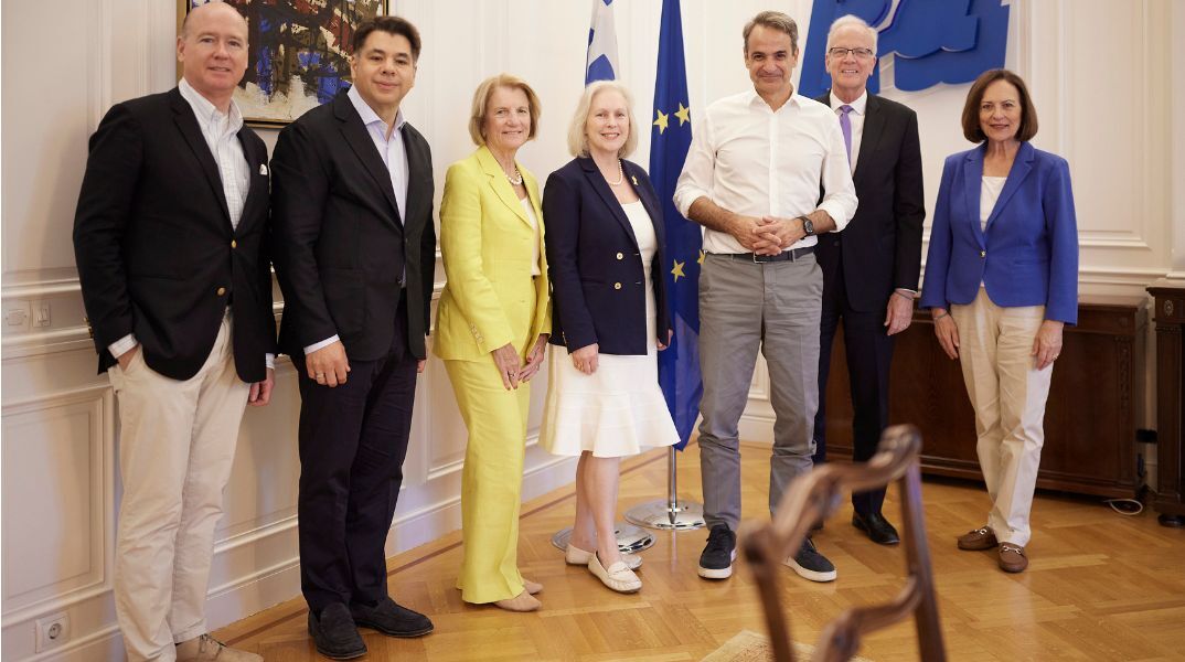 Κυριάκος Μητσοτάκης: Με αντιπροσωπεία του αμερικανικού Κογκρέσου υπό τον γερουσιαστή Τζέρι Μόραν συναντήθηκε ο πρωθυπουργός