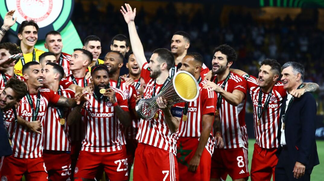 Ολυμπιακός: Τα ποσοστά τηλεθέασης του τελικού του Conference League