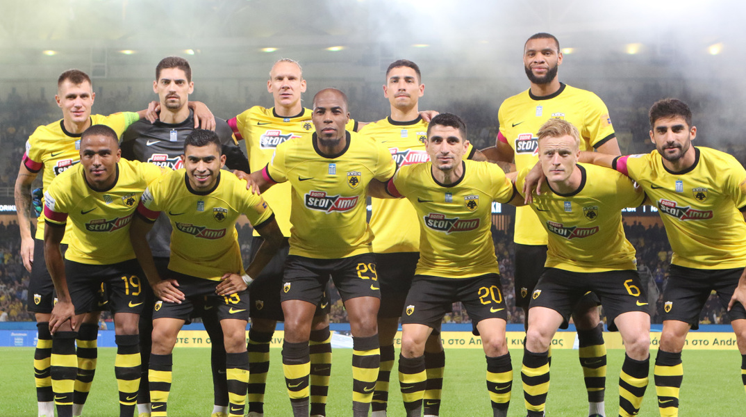 Οι παίκτες της ΑΕΚ